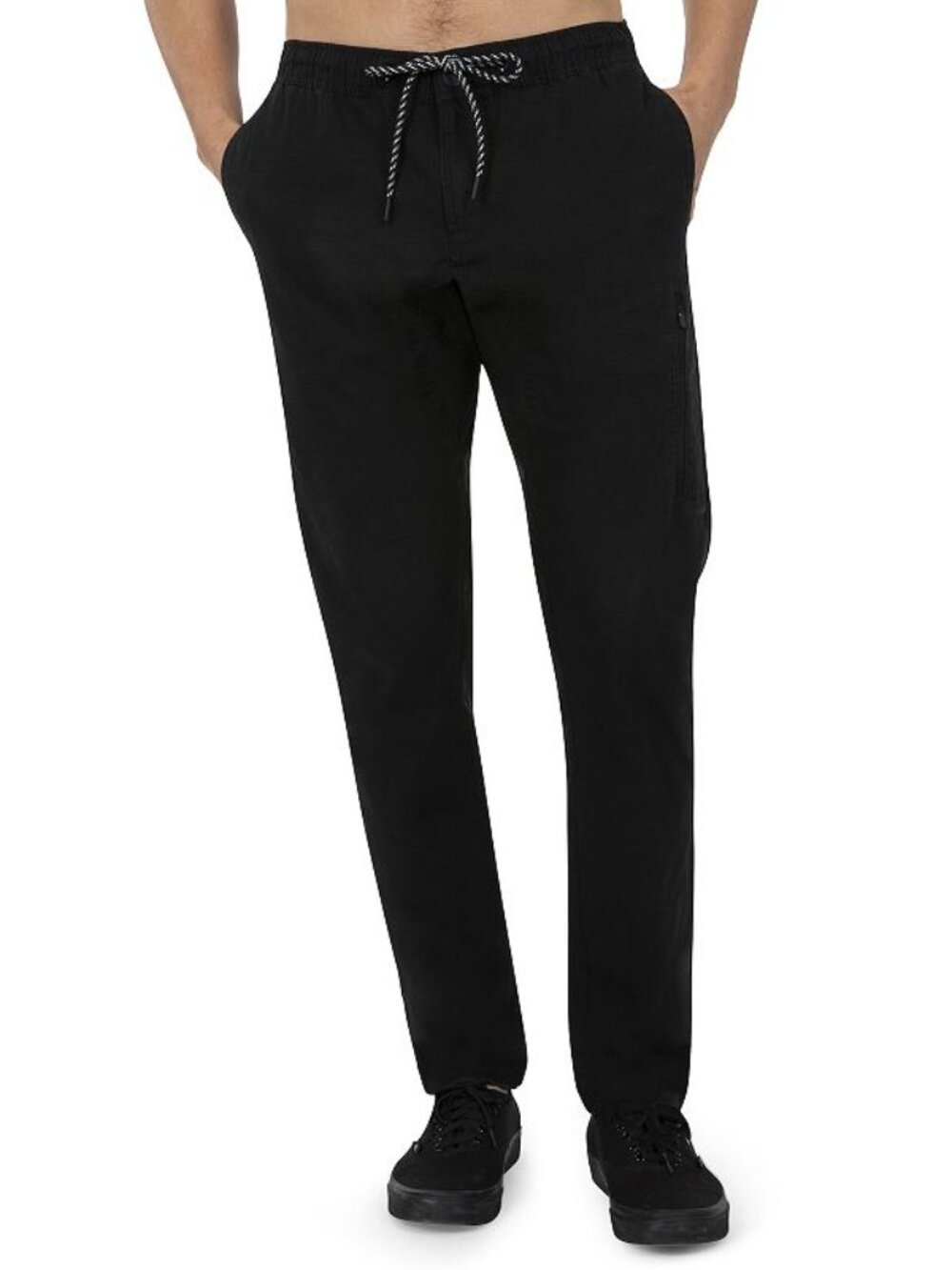 Men's Hurley Slim Fit Ripstop Jogger Pants - Black - XXL - NWT